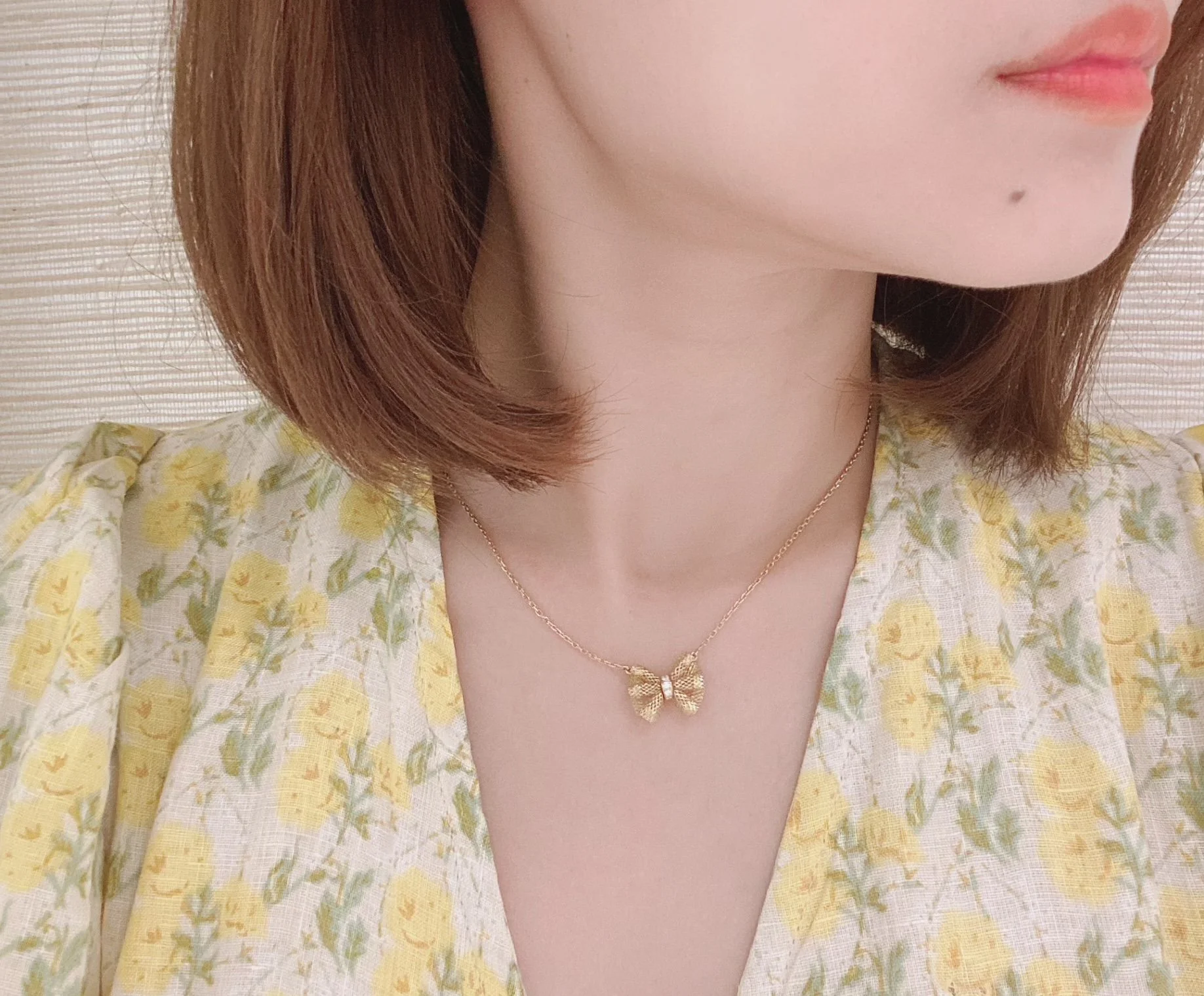 ネックレス・ペンダント VINTAGE HOLLYWOOD Twinkle Ribbon Drop Necklace 4BNY571 VINTAGE HOLLYWOOD Twinkle Ribbon Drop Necklace 4BNY571